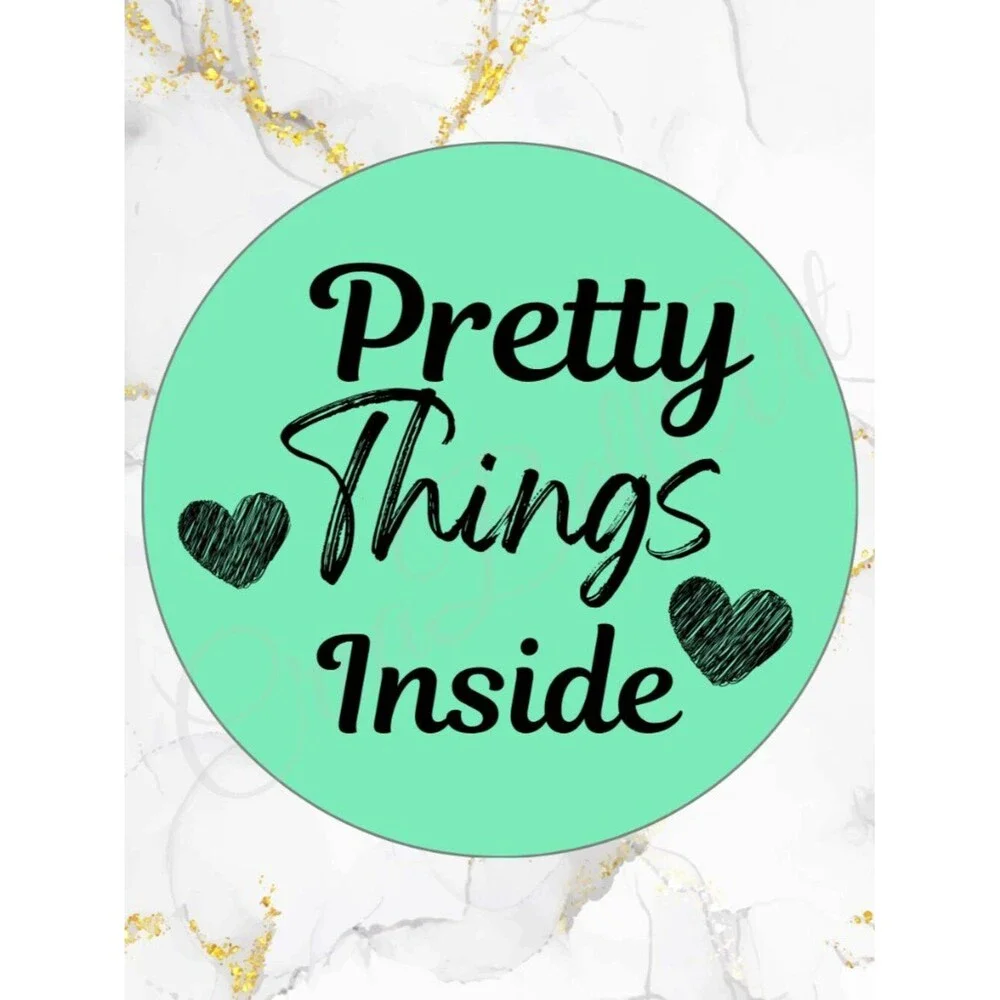 100 Thank you Stickers | Pretty Things Inside